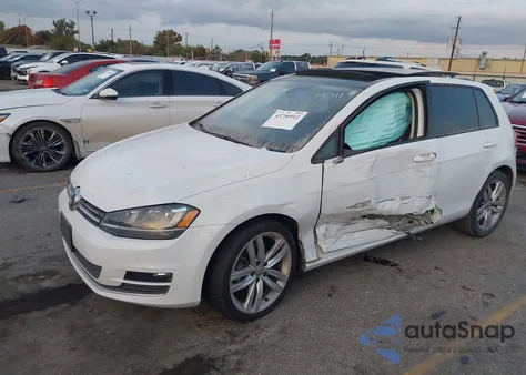 2016 Volkswagen Golf Tsi Sel 4-Door из США, поврежденный, VIN 3VW217AU3GM006833